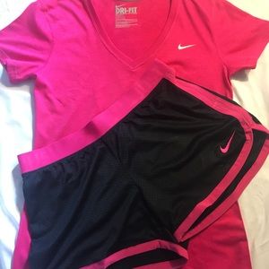 NWOT Nike Dri-Fit running set